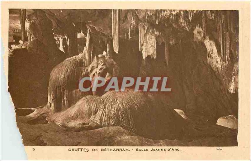 Old Postcard Caves of Betharram Joan of Arc room