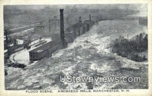 Flood, Amoskeag Mills in Manchester, New Hampshire