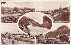 Scotland Girvan Multi View Real Photo