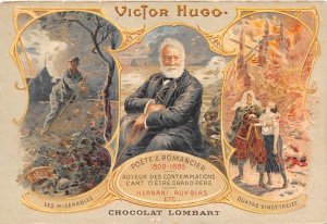 Victor Hugo Poete & Romancier 1802-1885 Advertising Unused light corner wear,...