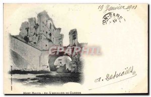Postcard Old Mount Major Escalier du Cloitre