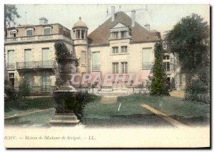 Old Postcard Vichy House of Madame de Sevigne