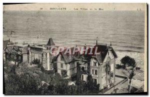 Old Postcard Houlgate Villas and Sea