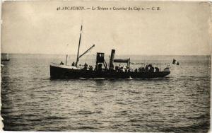 CPA ARCACHON Le Bateau Courrier du Cap (336487)