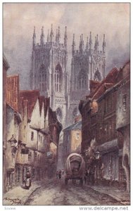 Tom Dudley Water Colour, Town of York, Yorkshire, United Kingdom, 1900-10s