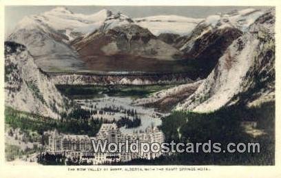 Bow Valley, Banff Springs Hotel Banff, Alberta Canada Unused 