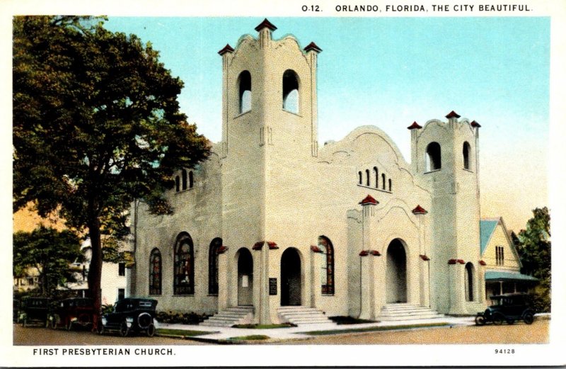 Florida Orlando First Presbyterian Church Curteich