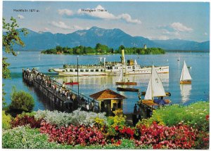 Prien and Chiemsee in Germany. Beautiful Lake - Mint card - nice.