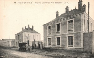 Vintage Postcard 1910's New development Beaumont-Chauveau Barracks Tours France