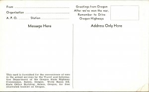 LOT OF 6 Oregon OR Columbia River Highway OCEAN Postcard Old UNPOSTED Vintage PC