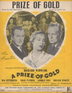 Prize Of Gold Richard Whymark George Cole Sheet Music