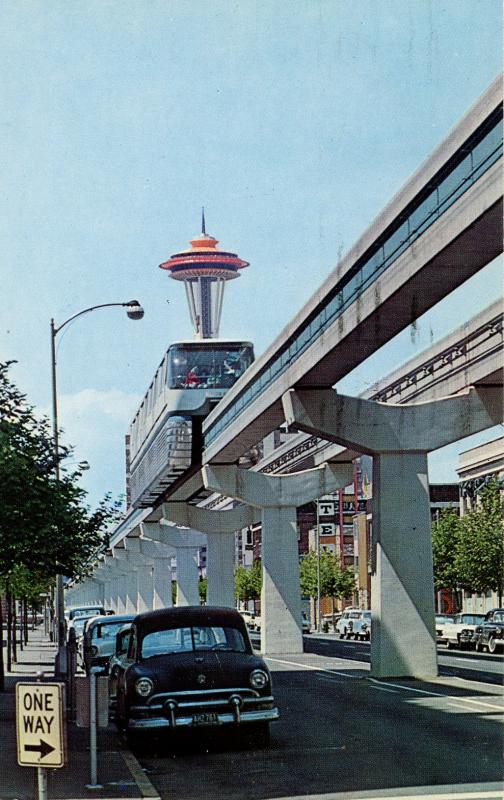 WA - Seattle. Monorail from World's Fair