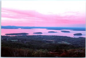 Postcard - The Eastern Side Of The Sunset From Cadillac Mountain - Maine