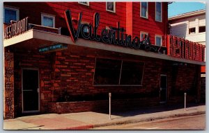 Vtg Wildwood-by-the-Sea New Jersey NJ Valentino's Restaurant 1950s View Postcard