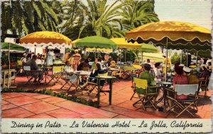 Linen Postcard Dining Patio at La Valencia Hotel La Jolla San Diego California