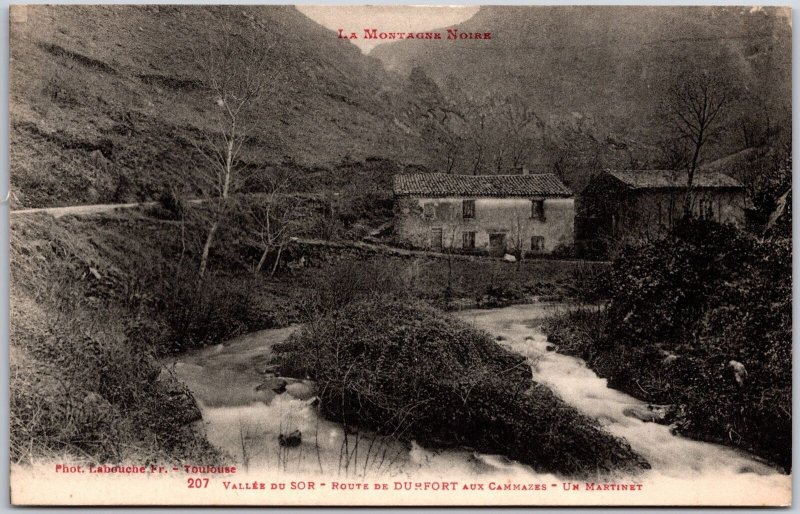 La Montagne Noire Valle Du Sor Route De Durfort Aux Cammazes France Postcard
