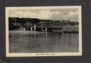 QC PQ Gaspe Bridge Gaspe Quebec Canada Carte Postale