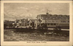 Miami FL Hotel Plaza c1910 Postcard