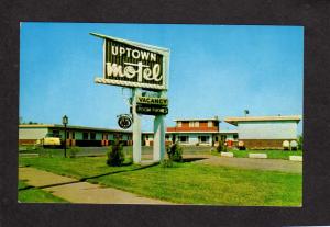 WI Uptown Motel Superior Wisconsin Postcard PC