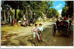 Postcard - Duke of Gloucester Street - Williamsburg, Virginia