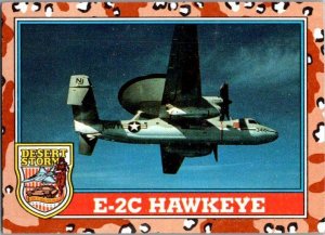 Military 1991 Topps Desert Card Storm E-2C Hawkeye sk21386