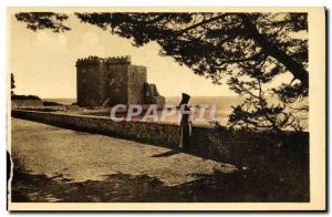 Old Postcard Ile St Honorat Monastery Fortfie In the face of the immensity