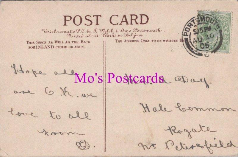 Genealogy Postcard - Day, Hale Common, Rogate, Nr Petersfield, Sussex GL3093