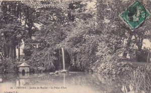 France Troyes Jardin du Rocher La Piece d'Eau 1909