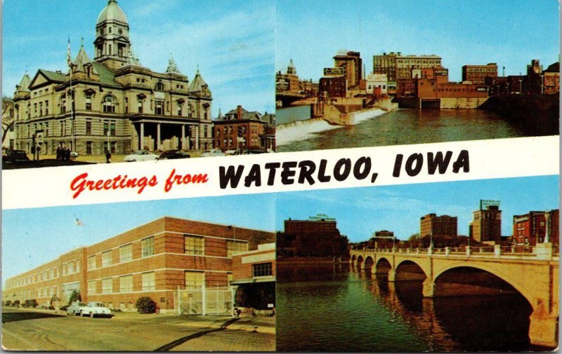 Greetings From Waterloo Iowa Multi View