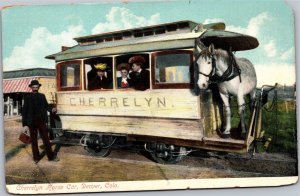 Postcard CO Denver - Cherrelyn Horse Car