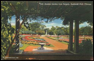 Sunken Garden from Pergola, Humboldt Park, Chicago, ILL