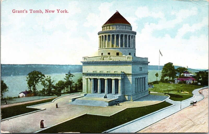 Grants Tomb New York NY Antique Postcard UNP Unused DB 