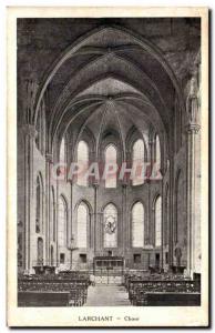 Larchant - The Choir of the Church - Old Postcard