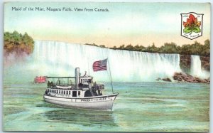 M-19637 Maid of the Mist Niagara Falls View from Canada New York