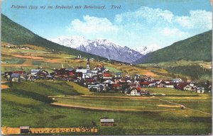 Austria Fulpmes Im Stubaital mit Bettelwurf Tirol Vintage Postcard 09.18