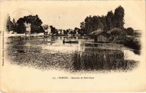 CPA Samois Quartier du Petit Pont FRANCE (1300913)