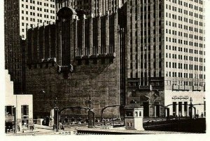  Rppc Vintage Postcard Real Photo Civic Opera House Chicago Illinois  