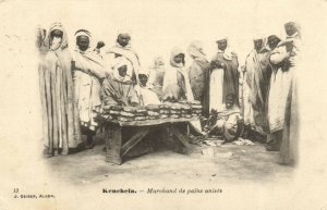 PC CPA ALGERIA, KENCHELA, MARCHAND DE PAINS, J. GEISER, (b8340)