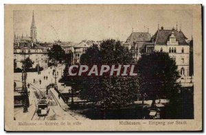 Mulhouse - Entree City - Muelhausen Eingang Stadt Old Postcard