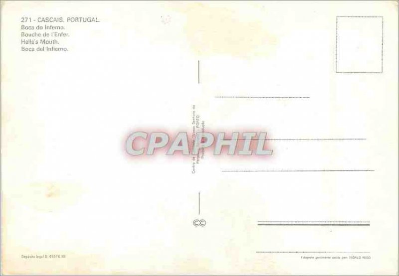 Postcard Modern Cascais Portugal Hellmouth