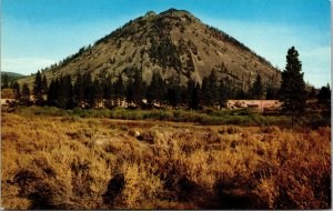 Vtg 1950s Black Butte Mountain Siskiyou County California CA Postcard