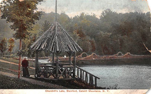 Churchill's Lake in Stamford, New York