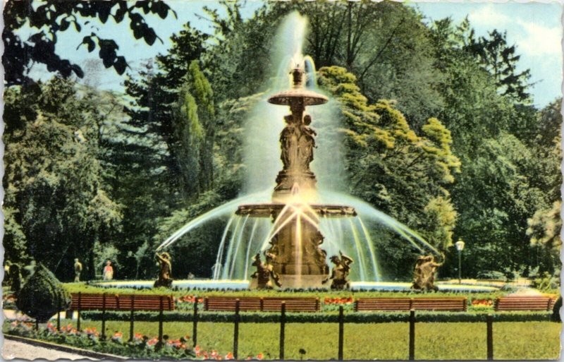 Postcard Austria - Graz Steiermark Stadtparkbrunnen - Graz City Park