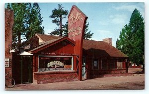 LAKE TAHOE, CA California~ GIL'S BARBEQUE ~King's Beach c1950s Roadside Postcard