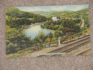 Milepost 188 along the Susquehanna, R.P.O., Sala & Chi.W.D.,used vintage card