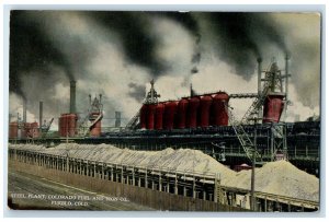 c1910 Steel Plant Colorado Fuel and Iron Co. Pueblo Colorado CO Postcard