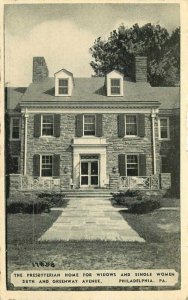 Presbyterian Home Widows Women Philadelphia Pennsylvania 1930s Postcard 20-9477