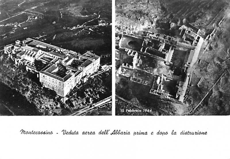 Montecassino - real photo