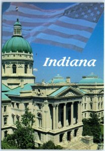 Postcard - The Indiana State Capitol Building - Indianapolis, Indiana