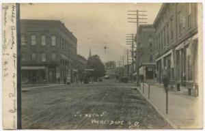 Weedsport NY Dirt Senaca Street Vintage Store Fronts Real Photo Postcard RPPC